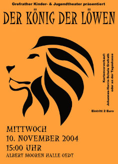 Theatet in Grefrath Poster